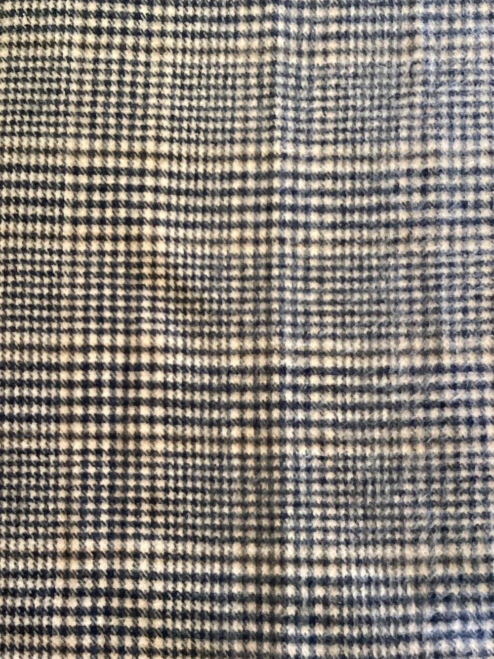 British Collection Brown Plaid Fringe Scarf 100% Cashmere Made In Scotland